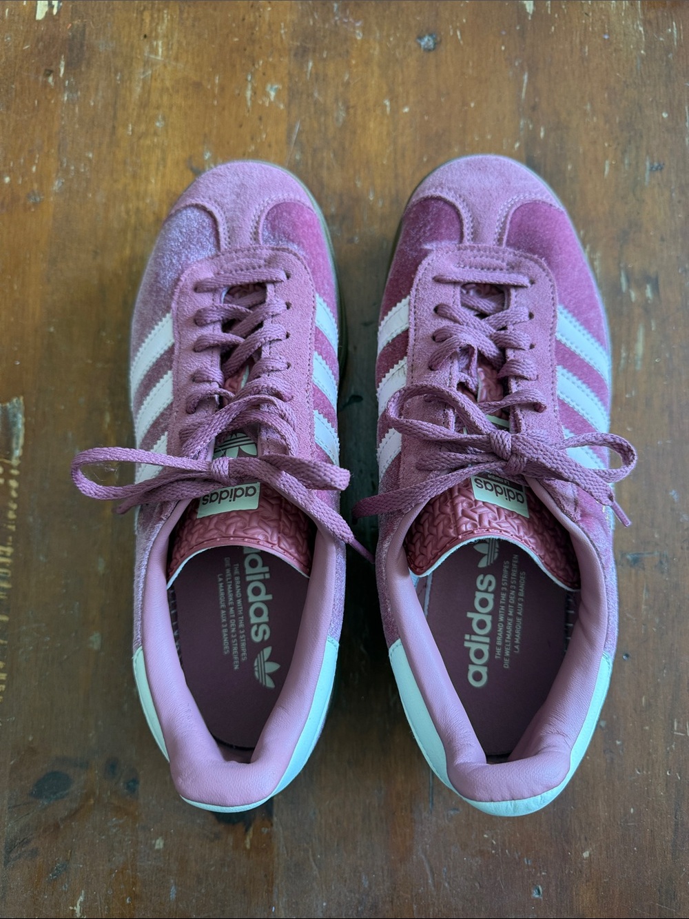 adidas Pink Suede Gazelle Sneakers